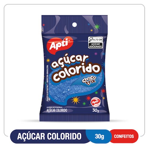 Blue Colored Sugar